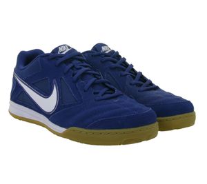 Baskets basses NIKE Gato pour homme et femme, style rétro, en cuir véritable, idéales pour l'intérieur (HQ6020 400, bleu)
