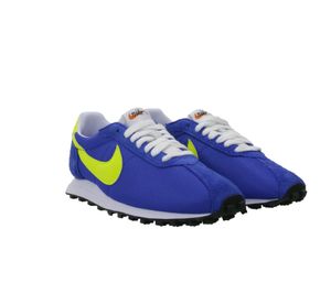 NIKE LD-1000 Damen Low-Top-Sneaker Retro Turnschuhe mit Echtleder Lauf-Schuhe FQ9079 400 Blau/Gelb