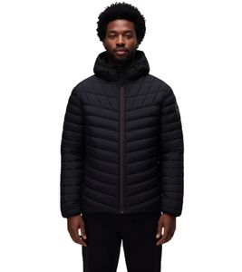 NAPAPIJRI Lapaz Piumino con Cappuccio da Uomo, Giacca Trapuntata con Isolamento in Thermo-Fibre Senza Piuma, Giacca Invernale Sostenibile, Giacca Trapuntata NP0A4I269411 Nero