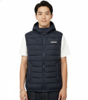 NAPAPIJRI A-Gesar V Men's Quilted Vest Padded Puffer Vest with Side Pockets NP0A88U41761 Navy Blue