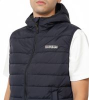 NAPAPIJRI A-Gesar V Men's Quilted Vest Padded Puffer Vest with Side Pockets NP0A88U41761 Navy Blue