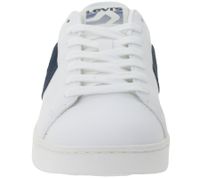 LEVI'S Swift Women's & Men's Casual Sneakers, Leather Overlay Look, Lace-Up Shoes 235658-846 White/Navy or White/Grey