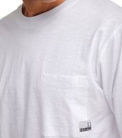 11 PROJECT Emilio Herren Longsleeve Basic-Shirt mit Rundhals-Ausschnitt Baumwoll-Shirt 21300996ME 110601 Weiß