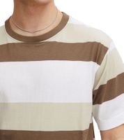 T-shirt homme Frankie en coton, coloris marron/blanc, de la marque 11 PROJECT (réf. 21301046ME 181016)