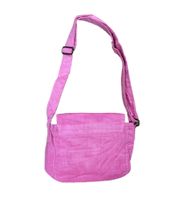 Corona Bier Vintage Tasche Damen Schultertasche Logo Stickerei Fanartikel Canvas Shopper Bowling Bag in Rosa oder Beige/Braun