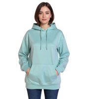 ZEGY Damen Hoodie schlichter Kapuzen-Pullover mit Kängurutasche Sweater 1082 Grün oder Mint-Grün