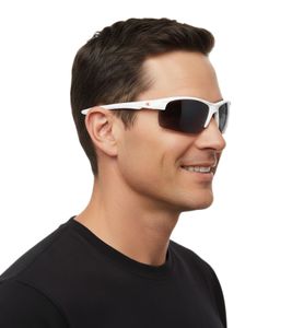 Gafas de sol deportivas Champion para hombre, lentes espejadas, polarizadas, categoría 3, CU502403 Marrón/Blanco