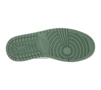 NIKE Air Jordan 1 Mid Damen Sneaker Echtleder Turnschuhe Mid-Top Sneaker BQ6472 in Weiß/Gelb, Weiß/Grün oder Beige/Weiß