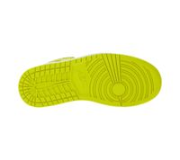 NIKE Air Jordan 1 Mid Damen Sneaker Echtleder Turnschuhe Mid-Top Sneaker BQ6472 in Weiß/Gelb, Weiß/Grün oder Beige/Weiß