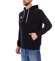 adidas Entrada 22 Hoody Herren Kapuzen-Pullover nachhaltiger Herren Baumwoll-Sweater mit Kängurutasche Hoodie Schwarz oder Grau