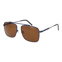 Occhiali da sole Champion da uomo, stile aviatore, occhiali da sole casual, occhiali da sole per le vacanze, categoria di filtro 4, CU515204, marrone/blu