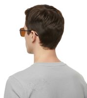 Occhiali da sole Champion da uomo, stile aviatore, occhiali da sole casual, occhiali da sole per le vacanze, categoria di filtro 4, CU515204, marrone/blu