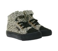 BRITISH KNIGHTS Dee Sneakers Mid-Top con Motivo per Bambini, Scarpe Stringate con Punta Rinforzata B48-3728I-01 Beige/Nero