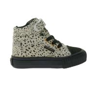 BRITISH KNIGHTS Dee Sneakers Mid-Top con Motivo per Bambini, Scarpe Stringate con Punta Rinforzata B48-3728I-01 Beige/Nero