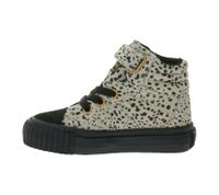 BRITISH KNIGHTS Dee Sneakers Mid-Top con Motivo per Bambini, Scarpe Stringate con Punta Rinforzata B48-3728I-01 Beige/Nero