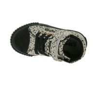 BRITISH KNIGHTS Dee Sneakers Mid-Top con Motivo per Bambini, Scarpe Stringate con Punta Rinforzata B48-3728I-01 Beige/Nero