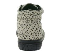 BRITISH KNIGHTS Dee Kinder Mid-Top Sneaker mit Punkten Mädchen und Jungen Schnür-Schuhe mit verstärktem Zehenbereich B48-3728C-01 Beige/Schwarz