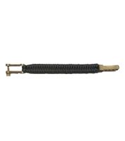 I-BRACE Paracord Armband Survival-Seil zum Armband geflochten aus reißfestem Parachute Grau