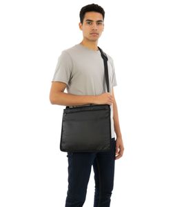 Messenger Bag, Laptop Bag, Shoulder Bag 37 x 32 x 4 cm, 13–14″ Black