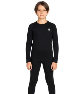 T-shirt thermique enfant odlo avec technologie ZeroScent, manches longues, noir 10459 1500