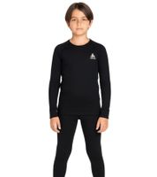 odlo Kinder Thermo-Shirt mit ZeroScent-Technologie Funktionsshirt Langarm-Shirt 10459 1500 Schwarz