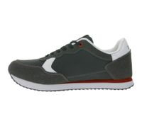 U.S ATHLETIC Speed Run Herren Sport-Sneaker in Canvas-Wildlederoptik Schnür-Schuhe Turnschuhe Grau, Schwarz, Weiß oder Navy