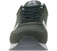U.S ATHLETIC Speed Run Herren Sport-Sneaker in Canvas-Wildlederoptik Schnür-Schuhe Turnschuhe Grau, Schwarz, Weiß oder Navy