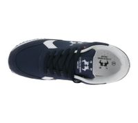 U.S ATHLETIC Speed Run Herren Sport-Sneaker in Canvas-Wildlederoptik Schnür-Schuhe Turnschuhe Grau, Schwarz, Weiß oder Navy