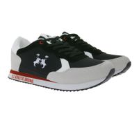 U.S ATHLETIC Speed Run Herren Sport-Sneaker in Canvas-Wildlederoptik Schnür-Schuhe Turnschuhe Grau, Schwarz, Weiß oder Navy