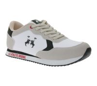 U.S ATHLETIC Speed Run Herren Sport-Sneaker in Canvas-Wildlederoptik Schnür-Schuhe Turnschuhe Grau, Schwarz, Weiß oder Navy