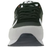 U.S ATHLETIC Speed Run Herren Sport-Sneaker in Canvas-Wildlederoptik Schnür-Schuhe Turnschuhe Grau, Schwarz, Weiß oder Navy