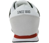 U.S ATHLETIC Speed Run Herren Sport-Sneaker in Canvas-Wildlederoptik Schnür-Schuhe Turnschuhe Grau, Schwarz, Weiß oder Navy