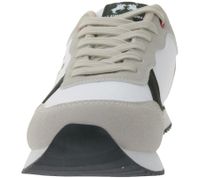 U.S ATHLETIC Speed Run Herren Sport-Sneaker in Canvas-Wildlederoptik Schnür-Schuhe Turnschuhe Grau, Schwarz, Weiß oder Navy