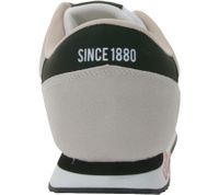 U.S ATHLETIC Speed Run Herren Sport-Sneaker in Canvas-Wildlederoptik Schnür-Schuhe Turnschuhe Grau, Schwarz, Weiß oder Navy