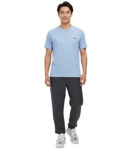 Lacoste Sport Herren Trainings-Hose nachhaltige Jogging-Hose mit elastischem Bund und Kordelzug Sport-Hose XH124T-00 S5T Grau