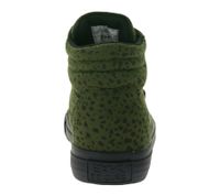 BRITISH KNIGHTS Dee Kinder Mid-Top Sneaker mit Punkten Mädchen Schnür-Schuhe Jungen mit verstärktem Zehenbereich Schwarz/Olivgrün oder Beige/Schwarz