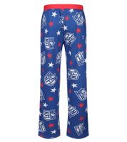 Pantalones de pijama RE:COVERED X NFL con escudo y estrellas para hombre, de algodón, con el logo de la NFL, en azul o negro