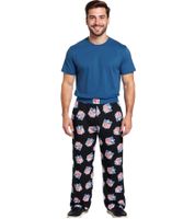 Pantalones de pijama RE:COVERED X NFL con escudo y estrellas para hombre, de algodón, con el logo de la NFL, en azul o negro