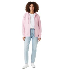 Giacca in cotone con cappuccio e zip da donna LEVI'S A5945-0025 Rosa