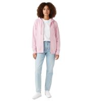 Giacca in cotone con cappuccio e zip da donna LEVI'S A5945-0025 Rosa