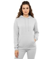 Sudadera con capucha y bolsillo ZWILLINGSHERZ para mujer, 46093-25 gris