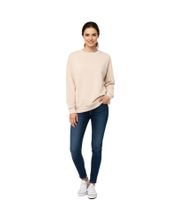 ZWILLINGSHERZ Women's Pullover, Simple Winter Sweater with Crew Neck, 46092-29 Beige