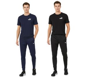 Pantalon de jogging PUMA Teamliga pour homme avec technologie DryCell - Pantalon d'entraînement, de sport et de fitness 657242 - Noir ou Bleu marine