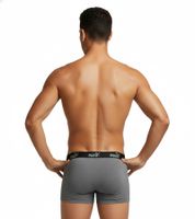 3-Pack PUMA Basic Boxer Shorts for Men, Cotton Underwear 100003547 001 Black/Grey Melange/Green