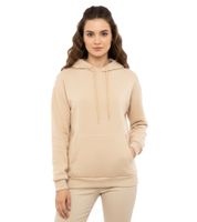 ZWILLINGSHERZ Hoodie Damen Sweat-Pullover Kapuzenpullover mit Tasche 46093 Rosa, Grau, Beige oder Schwarz