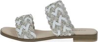 Fashionable CAPRICE mules, slip-on shoes for women 9-9-27103-20 167 White