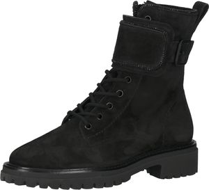 Comodi stivaletti alla caviglia Paul Green, scarpe stringate da donna, 9080-012, nero