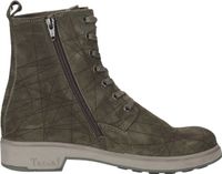 Comodi stivaletti Think!, scarpe stringate da donna 3-000406 2010 oliva