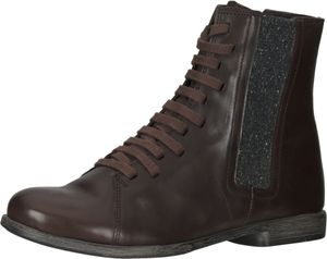 Stivaletti alla moda Think!, scarpe stringate da donna, 3-000625 3000 marrone