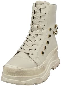 Eleganti stivaletti Bagatt, scarpe stringate da donna D31-ABN50-5000-5200 Beige